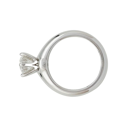 Bague 49 Solitaire Tiffany & Co, "Setting", platine, diamant 1,01 carat. 58 Facettes 31201