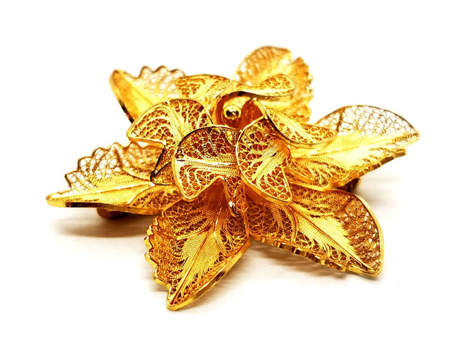 Broche Broche Fleur Or jaune 58 Facettes 1732134CN