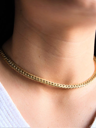 Collier Collier Maille anglaise Or jaune 58 Facettes 1880728CN