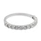 Bague 52 Bague Demi alliance Or blanc Diamant 58 Facettes 2513750CN