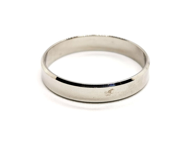 Bague 64 Bague Alliance Or blanc 58 Facettes 1178328CD