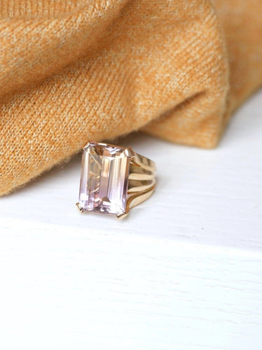 Bague Bague cocktail vintage amétrine 58 Facettes