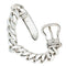 Bracelet Bracelet hermès "Ceinture" en argent. 58 Facettes 31628