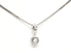 Collier Collier Chaîne + pendentif Or blanc Diamant 58 Facettes 06594CD
