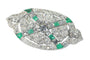 Broche Broche diamant et émeraude 58 Facettes 22304-0133