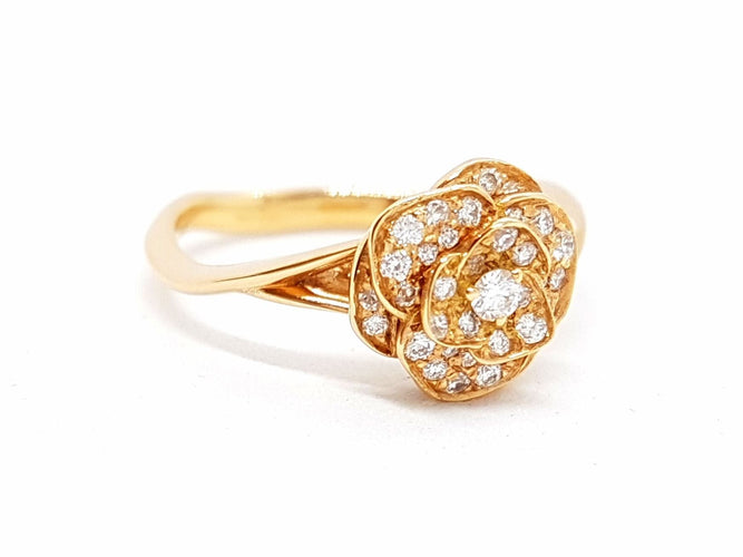 Bague 53 Bague Fleur Or rose Diamant 58 Facettes 578704RV