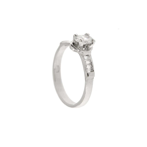 Bague 54 Bague Solitaire diamants 0,68 ct 58 Facettes 1608