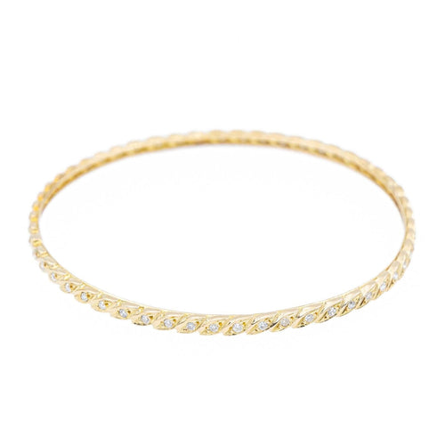 Bracelet Bracelet Jonc Or jaune Diamant 58 Facettes 1970974CN