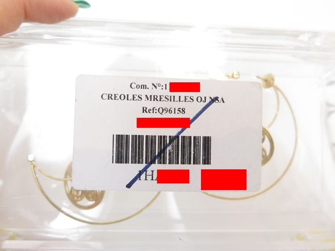 Boucles d'oreilles boucles d'oreilles LOUIS VUITTON or creoles resille monogram 58 Facettes 249783