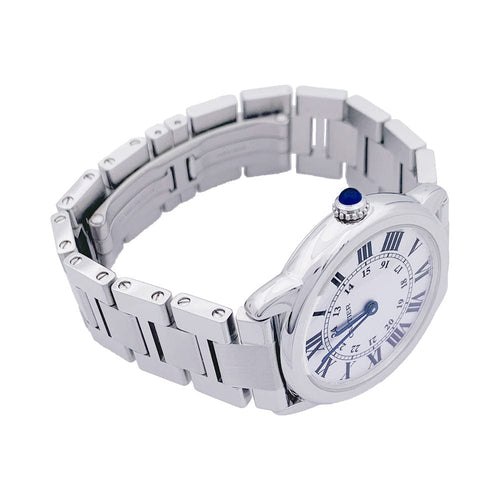 Montre Montre Cartier, "Ronde Solo", acier. 58 Facettes 33454