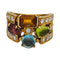 Bague 55 Bague Bulgari, "Allegra", or jaune, diamants, pierres de couleurs. 58 Facettes 31101