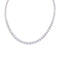 Collier Collier rivière diamants en or blanc. 58 Facettes 33229