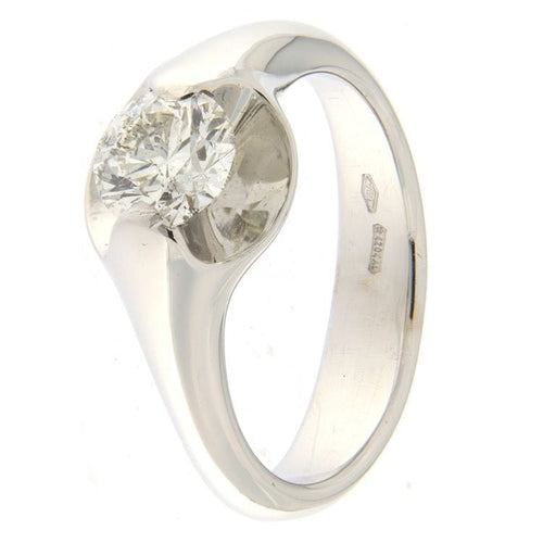 Bague 53.5 Bague solitaire diamant 1ct 58 Facettes G3460