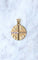 Pendentif Médaille Chrétienne Art Déco or jaune 58 Facettes