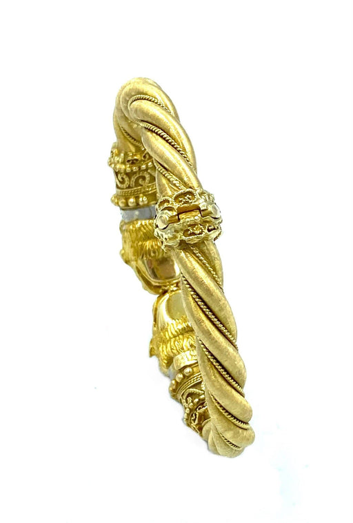 Bracelet LALAOUNIS - Bracelet «Animal Kingston » or jaune et diamants 58 Facettes