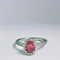 Bague Bague en or blanc diamants et rubis 58 Facettes 5569