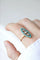 Bague Bague marquise turquoises et diamants 58 Facettes
