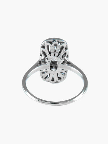 Bague Or Jaune / Diamants / 52 BAGUE ART DECO OR & DIAMANTS 58 Facettes BO/220028