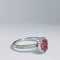 Bague Bague en or blanc diamants et rubis 58 Facettes 5569