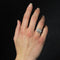 Bague 54 Bague Art déco platine et diamants 58 Facettes 23-317