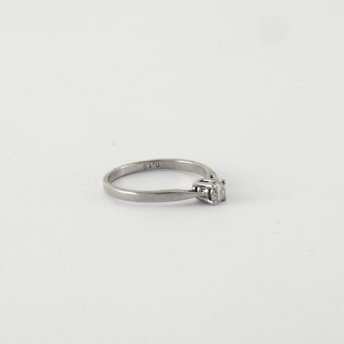Bague 49 Bague Solitaire Diamant 0.13ct 58 Facettes