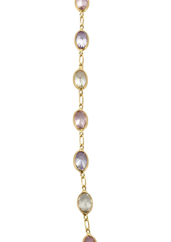 Collier Collier "RYM" Or jaune et Pierres de couleur 58 Facettes BO/230028