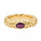 Bague 53 Chaumet Bague Jonc Or jaune Rubis 58 Facettes 2609072CN