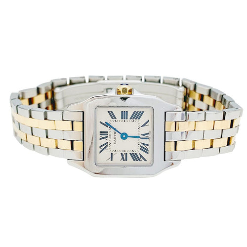Montre Montre Cartier, "Santos demoiselle", or et acier. 58 Facettes 31309