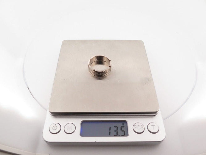 Bague 65 bague CARTIER tank francaise or blanc 18k 58 Facettes 258021