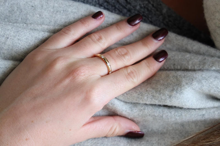 Bague 52 Bague Alliance Or jaune Diamant 58 Facettes 1641626CN