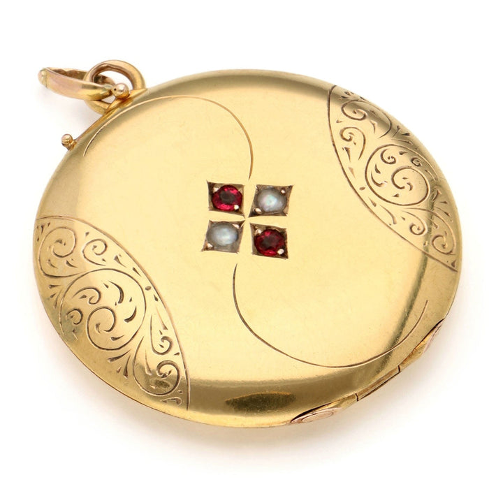 Pendentif Médaillon de forme ronde en perles de verre 18 carats 58 Facettes 0A26BBA6859A4862A668B44D29795102