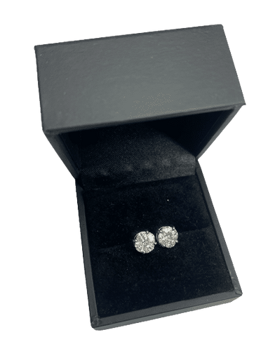 Boucles d'oreilles PUCES D’OREILLES DIAMANTS 58 Facettes
