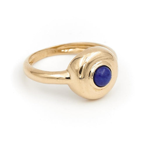 Bague 50 Bague Or jaune lapis lazuli 58 Facettes 1888176CN
