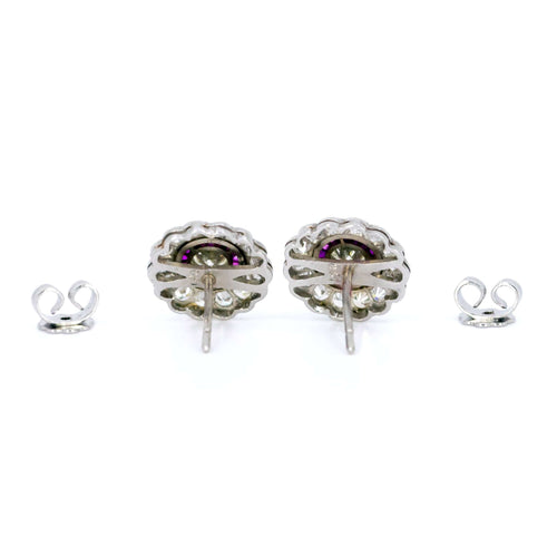 Boucles d'oreilles Boucles d'oreilles diamant rubis platine 58 Facettes D142CB1AA0A44E93A57F3964C740BA1D