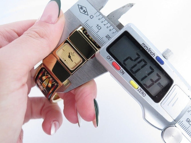 Montre montre HERMES loquet email 58 Facettes 258428