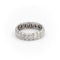 Bague 52 Bague Alliance Or blanc Diamant 58 Facettes 1855774CN