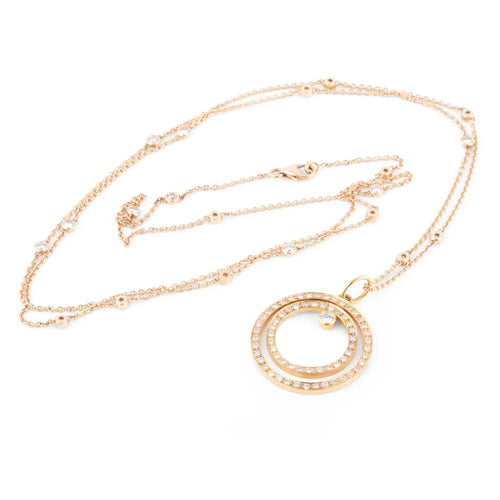 Collier Collier en or jaune et diamant 58 Facettes 1