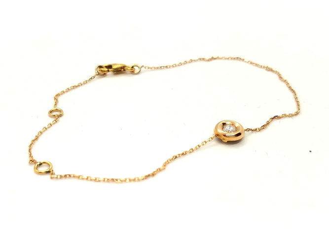 Bracelet Bracelet Or rose Diamant 58 Facettes 579017RV