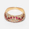 Bague Bague or jaune Boucheron rubis et diamants 58 Facettes