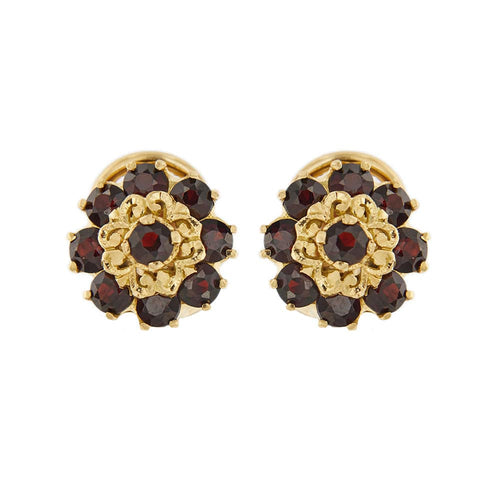 Boucles d'oreilles Boucles d'oreilles grenats 58 Facettes 28599