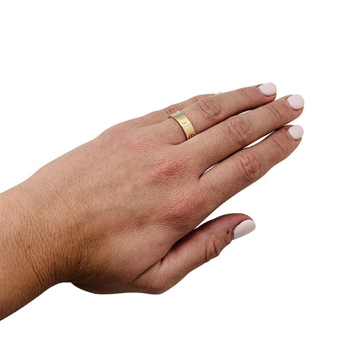 Bague 57 Bague Cartier modèle "Love" en or jaune. 58 Facettes 31871