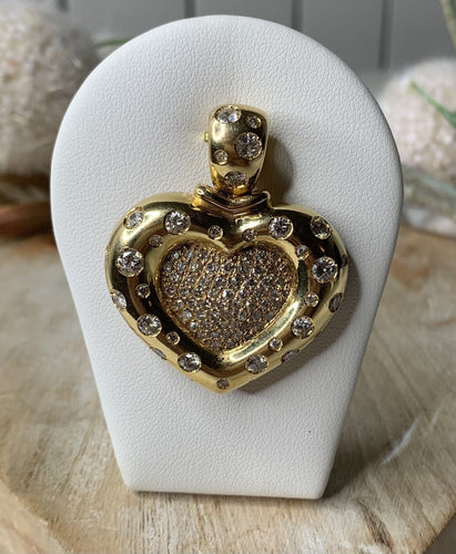 Pendentif Pendentif Coeur avec Diamants 58 Facettes 20400000333/Her