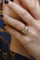 Bague Bague tank Art Déco en or jaune et diamants 58 Facettes J27