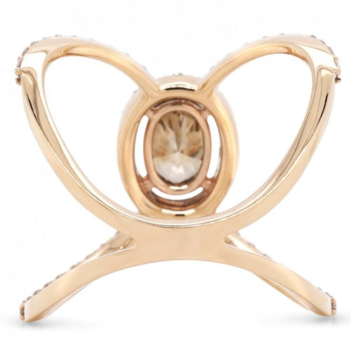 Bague 54 Bague or rose diamants 58 Facettes 31H00083