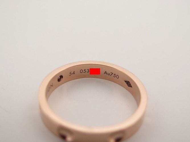 Bague 54 bague LOUIS VUITTON alliance empreinte diamant or 18k 58 Facettes 256382