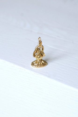 Pendentif Pendentif ancien sceau cachet victorien en or jaune 58 Facettes