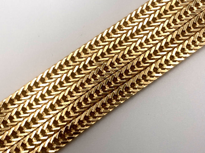 Bracelet Bracelet or maille polonaise 58 Facettes 02/08 - 21