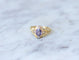 Bague Bague en Or jaune & Saphir Mauve 58 Facettes