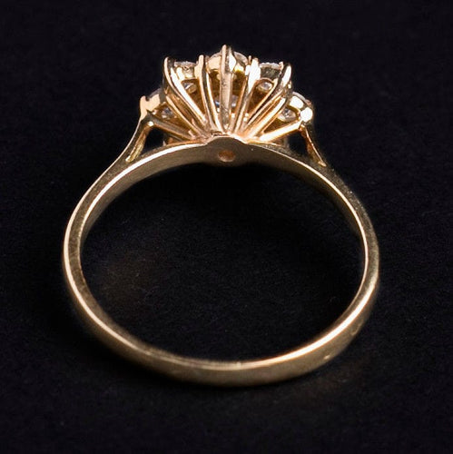 Bague Oui Bague Marguerite or jaune et diamants 58 Facettes 1557