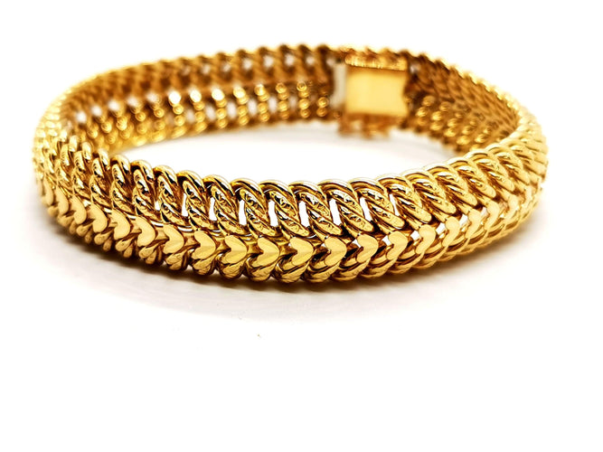Bracelet Bracelet Maille américaine Or jaune 58 Facettes 1179556CD